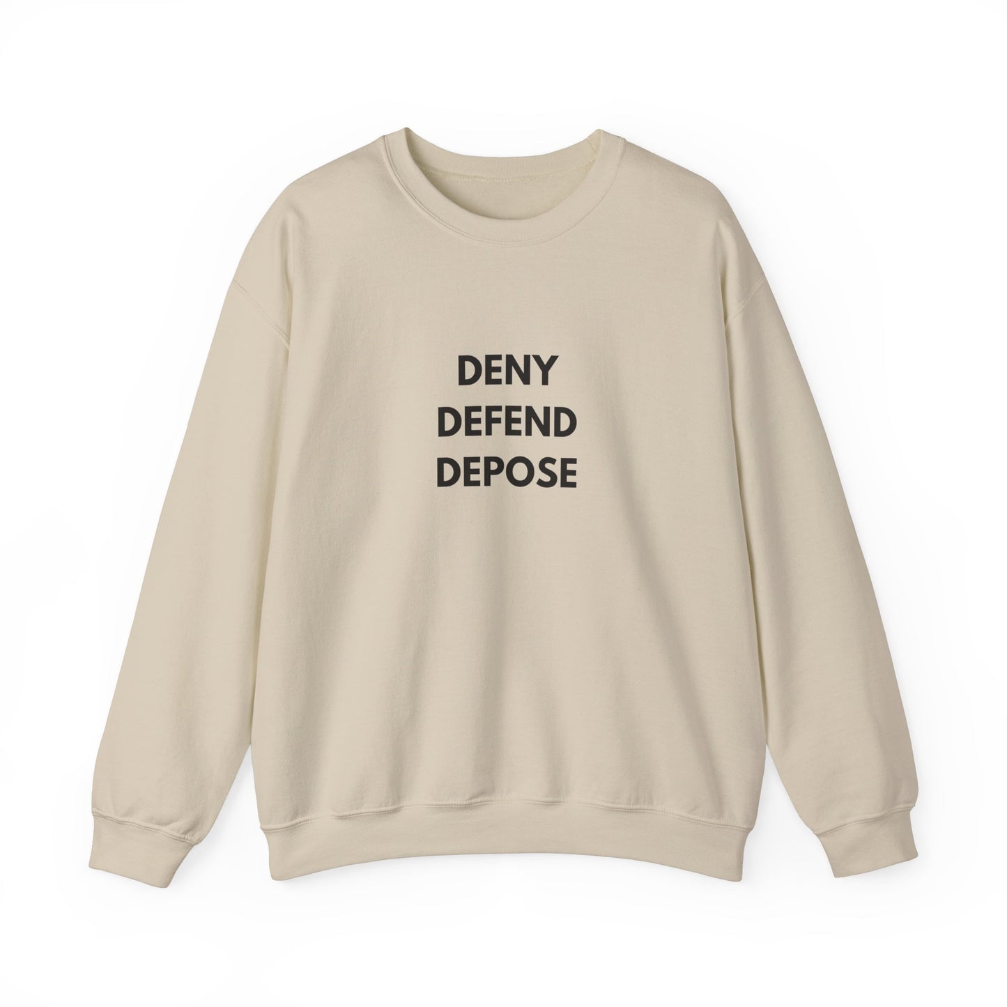 Black DDD Unisex Heavy Blend™ Crewneck Sweatshirt