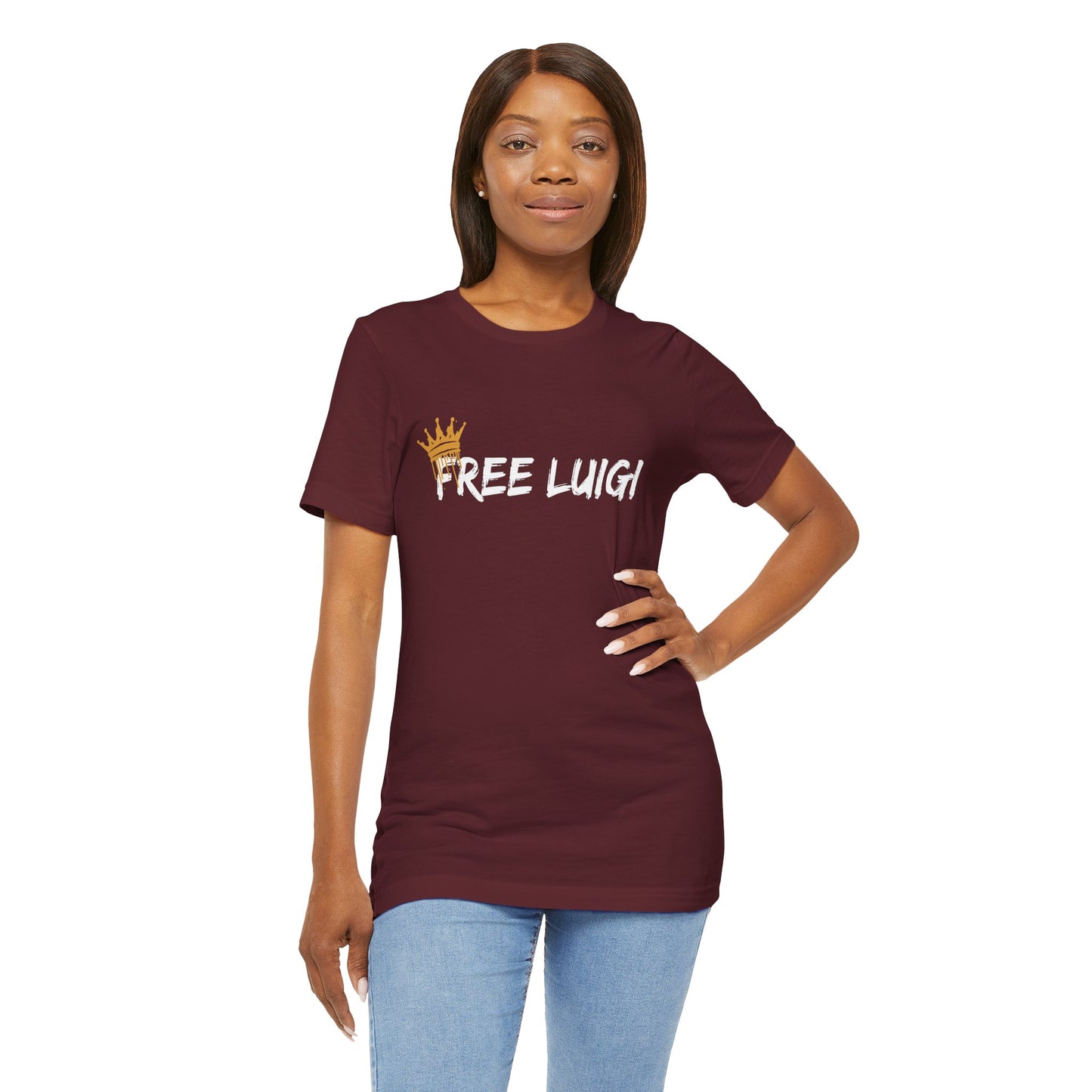 Free The King White Unisex Jersey Short Sleeve Tee