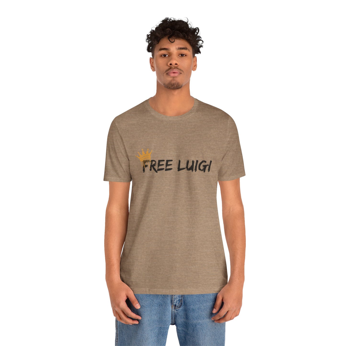 Free the King Black Unisex Jersey Short Sleeve Tee