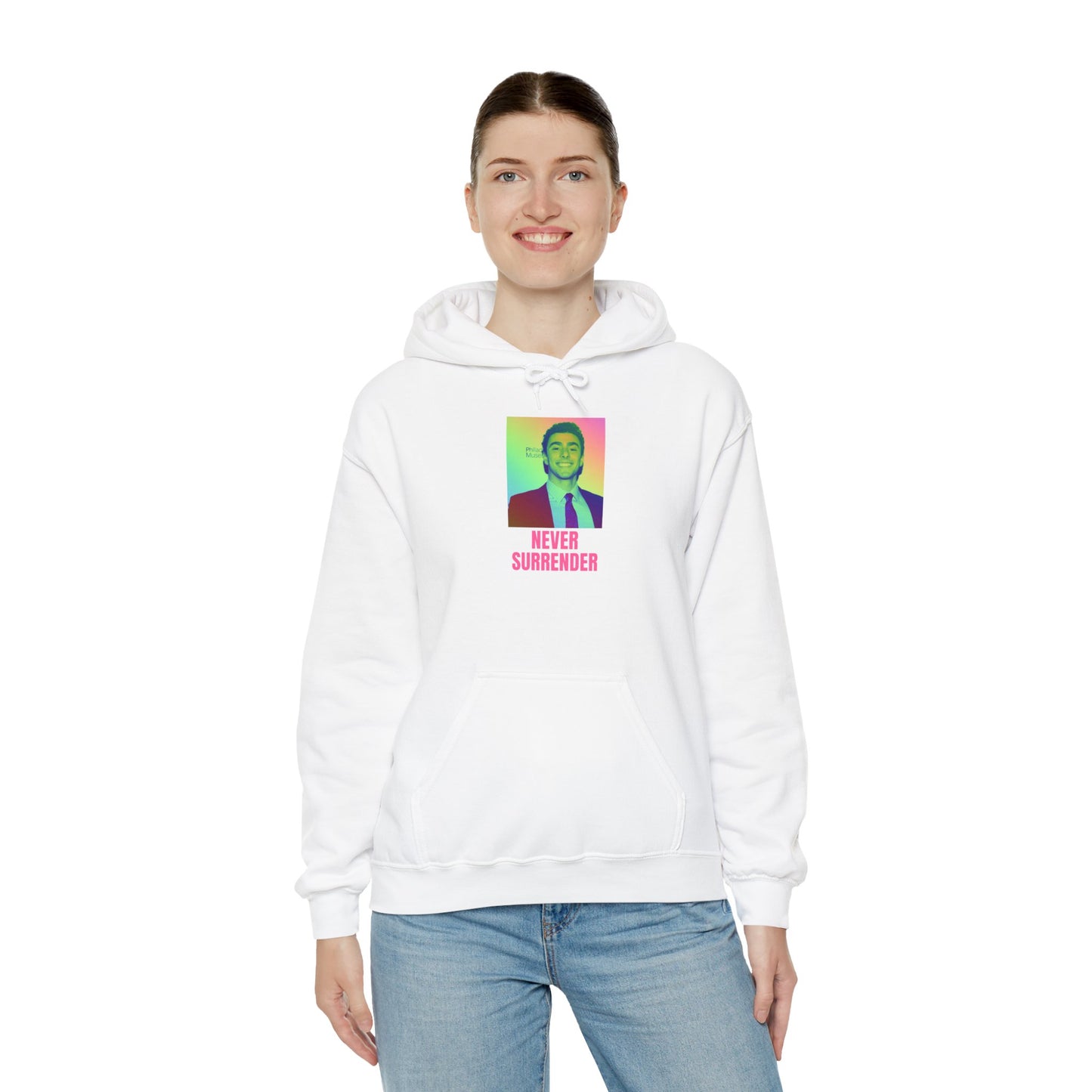 Never Surrender Unisex Heavy Blend™ Hooded Sweatshirt