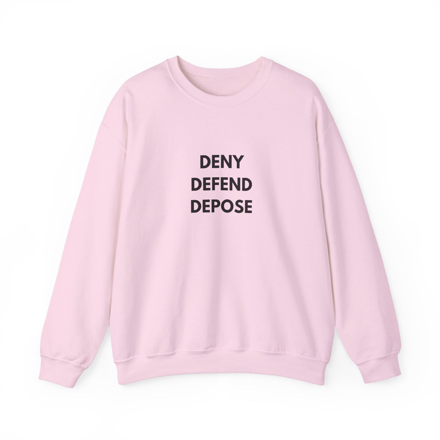 Black DDD Unisex Heavy Blend™ Crewneck Sweatshirt