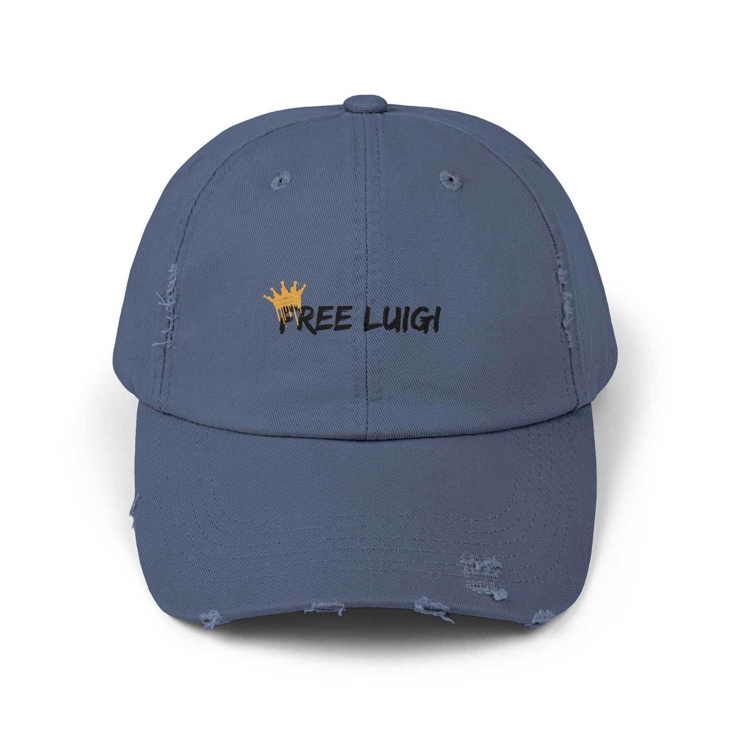 Free the King Unisex Distressed Cap