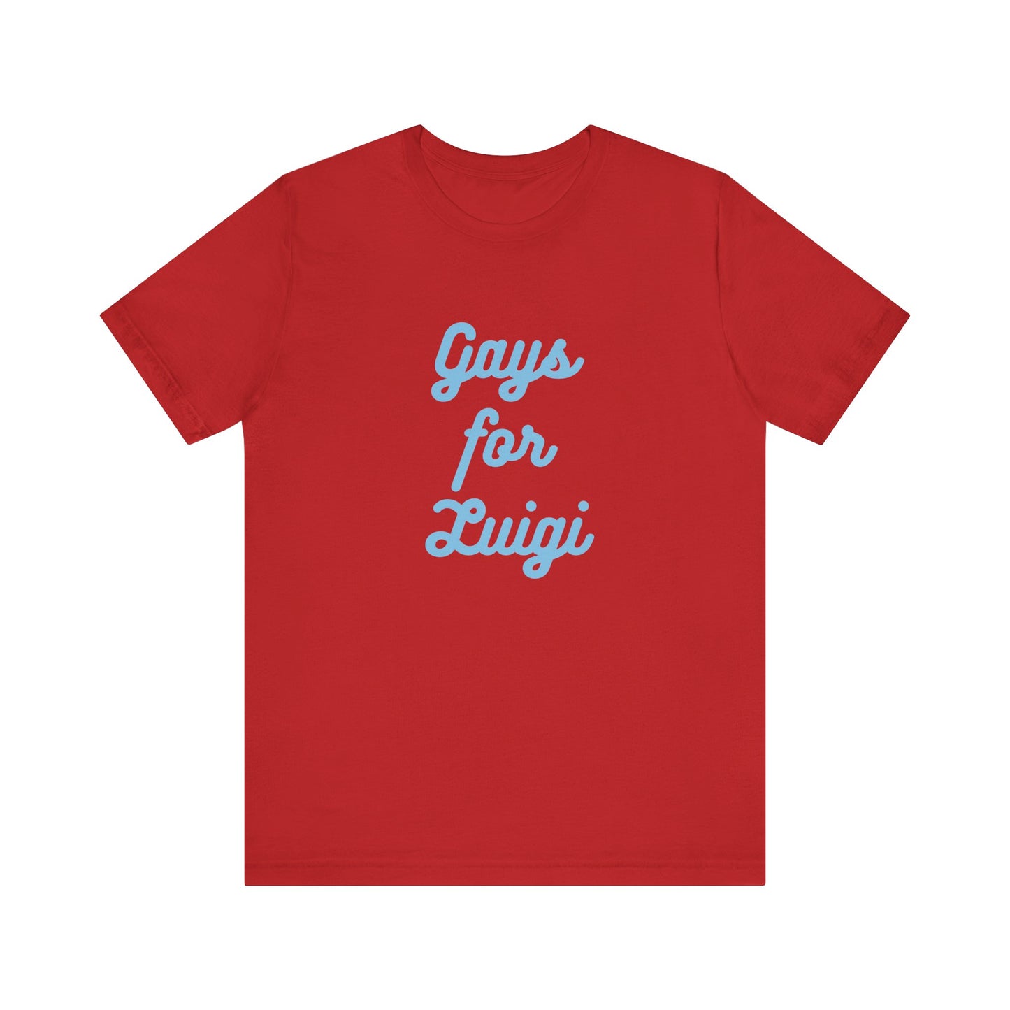 Gays for the Man Blue Unisex Jersey Short Sleeve Tee