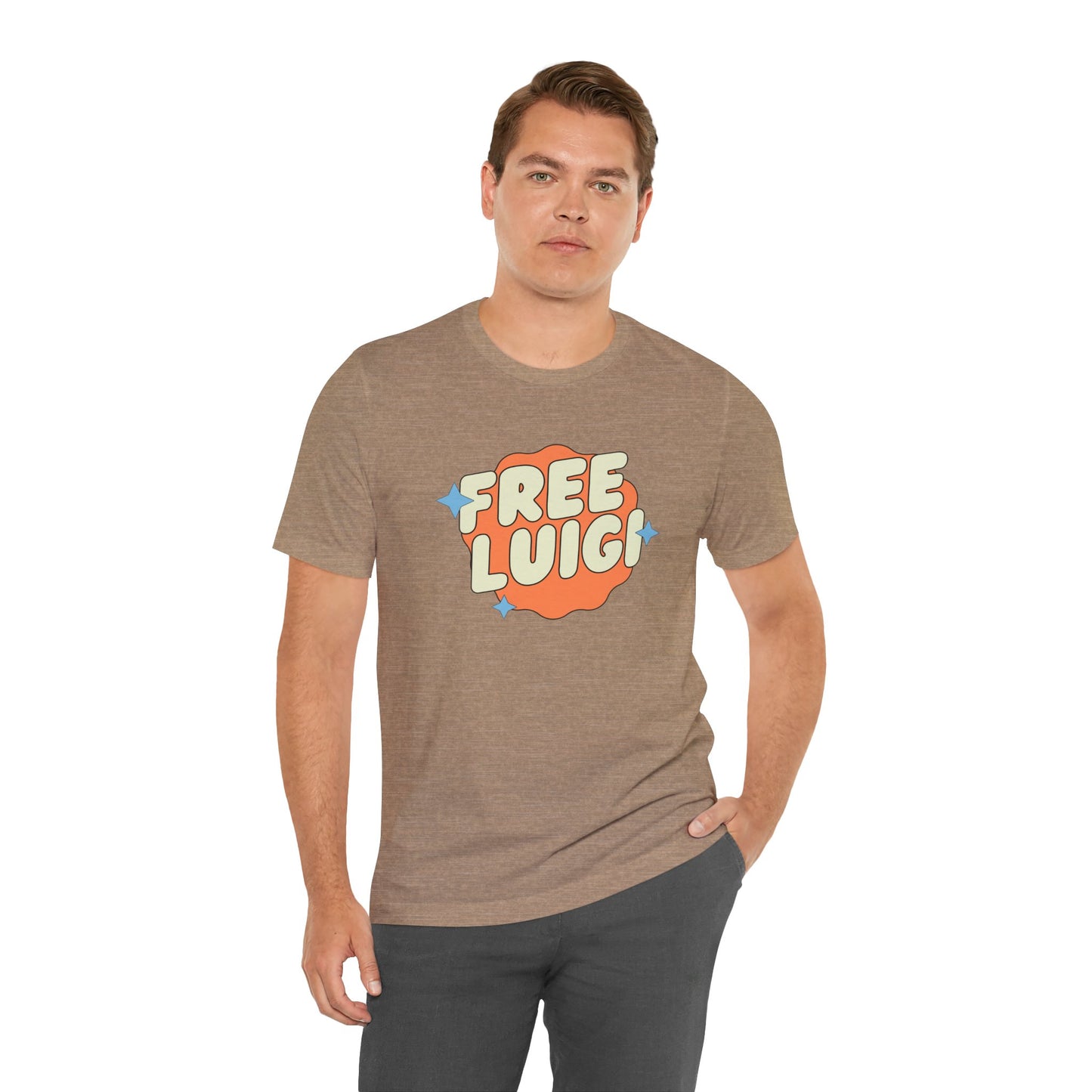 Free Our Guy Orange Unisex Jersey Short Sleeve Tee