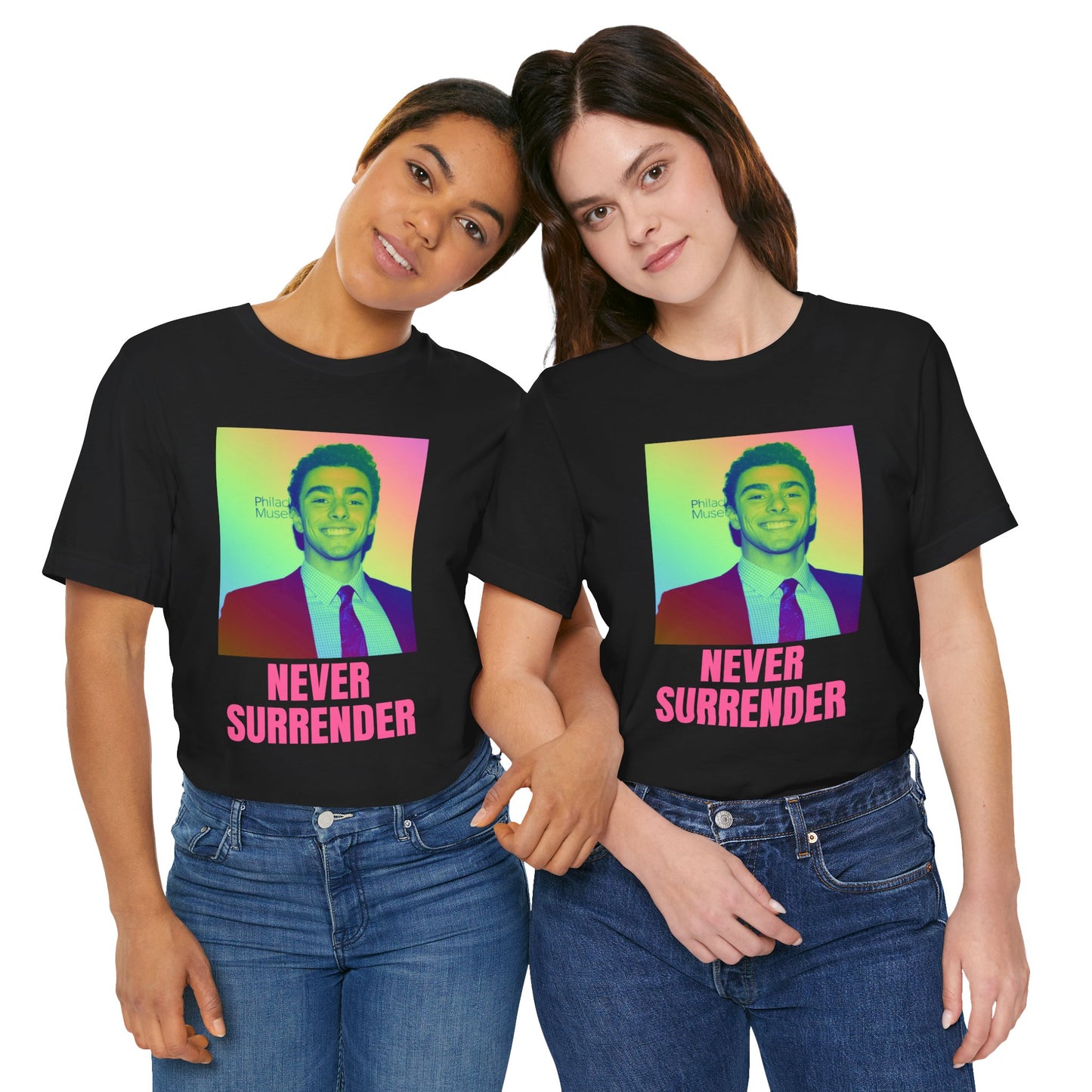 Never Surrender Unisex Jersey Short Sleeve Tee