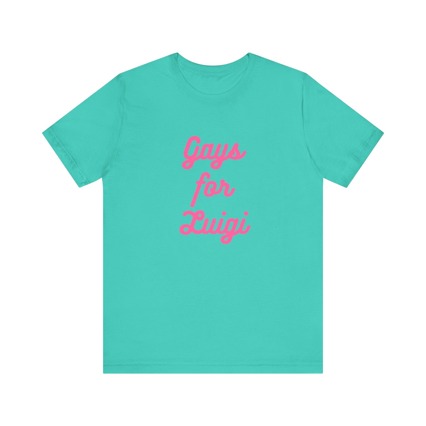 Gays for the Man Pink Unisex Jersey Short Sleeve Tee