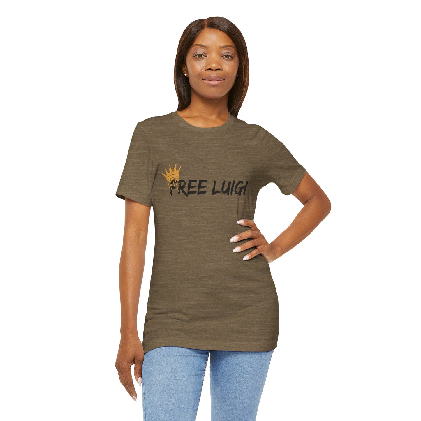 Free the King Black Unisex Jersey Short Sleeve Tee