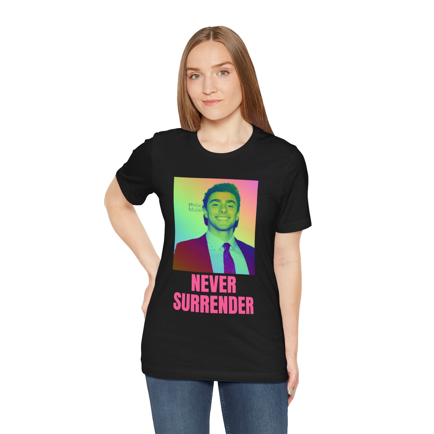 Never Surrender Unisex Jersey Short Sleeve Tee