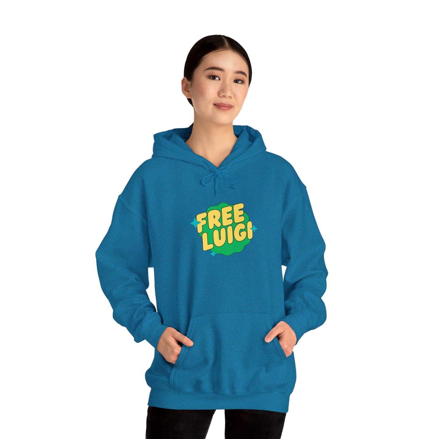 Free Our Guy Green Unisex Heavy Blend™ Hooded Sweatshirt