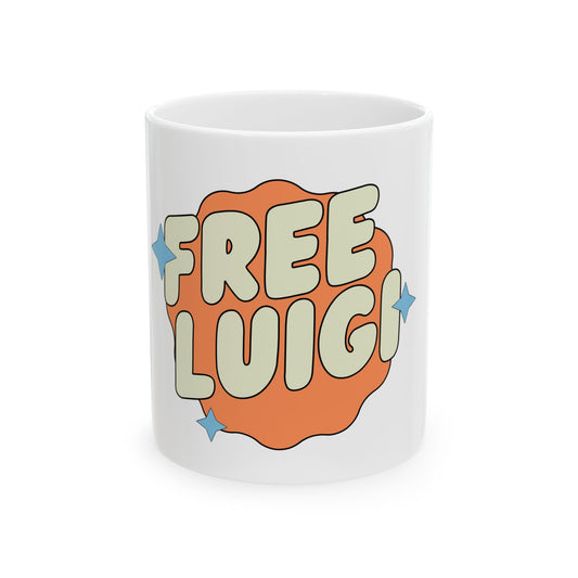 Free Our Guy Orange Ceramic Mug, (11oz, 15oz)