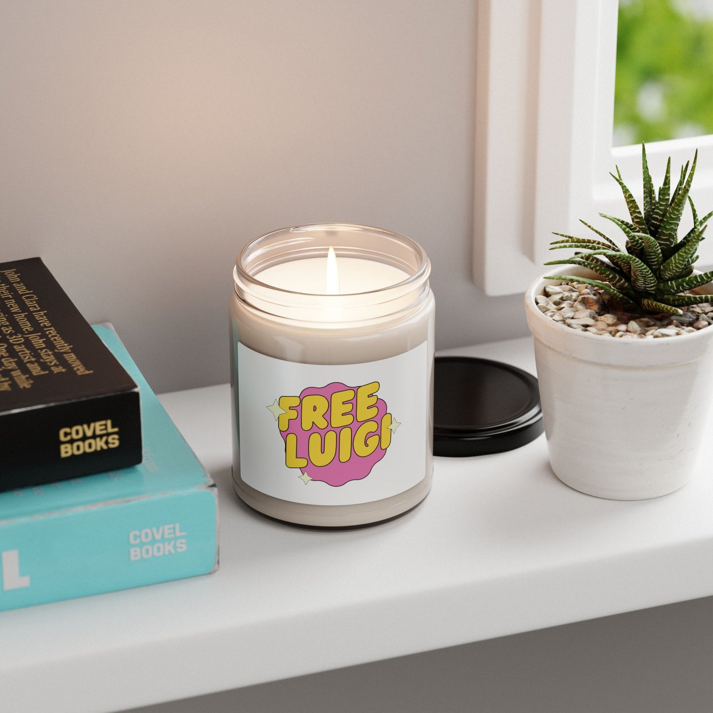 Free Our Guy Pink Scented Soy Candle, 9oz