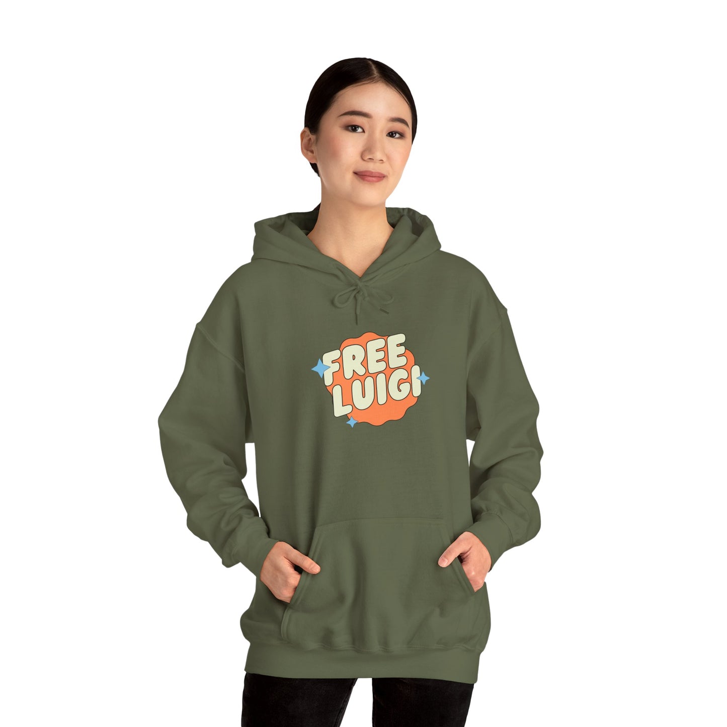 Free Our Guy Orange Unisex Heavy Blend™ Hooded Sweatshirt