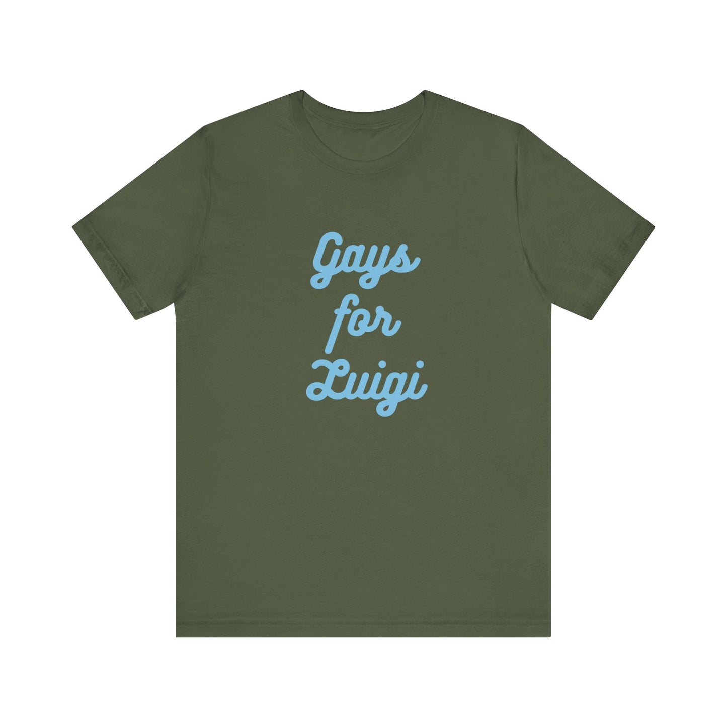 Gays for the Man Blue Unisex Jersey Short Sleeve Tee