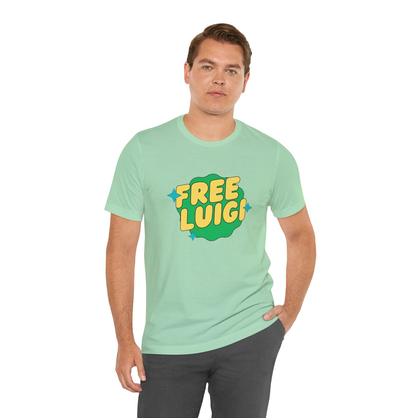 Free Our Guy Green Unisex Jersey Short Sleeve Tee