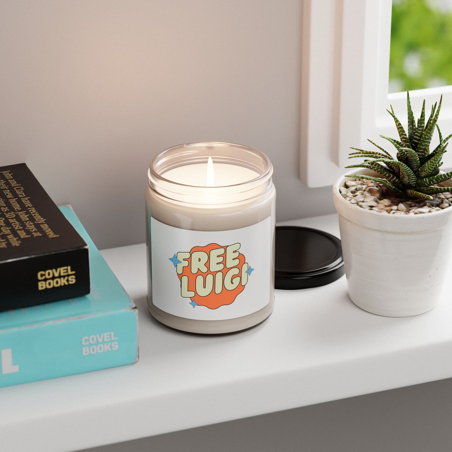 Free Our Guy Orange Scented Soy Candle, 9oz