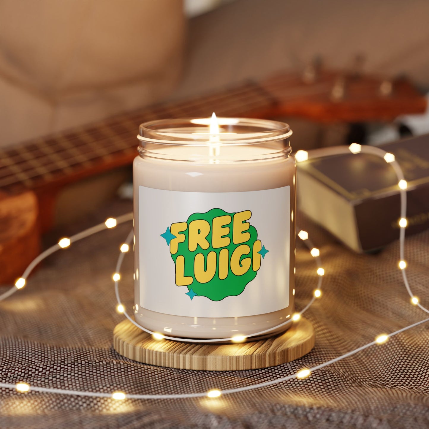 Free Our Guy Green Scented Soy Candle, 9oz