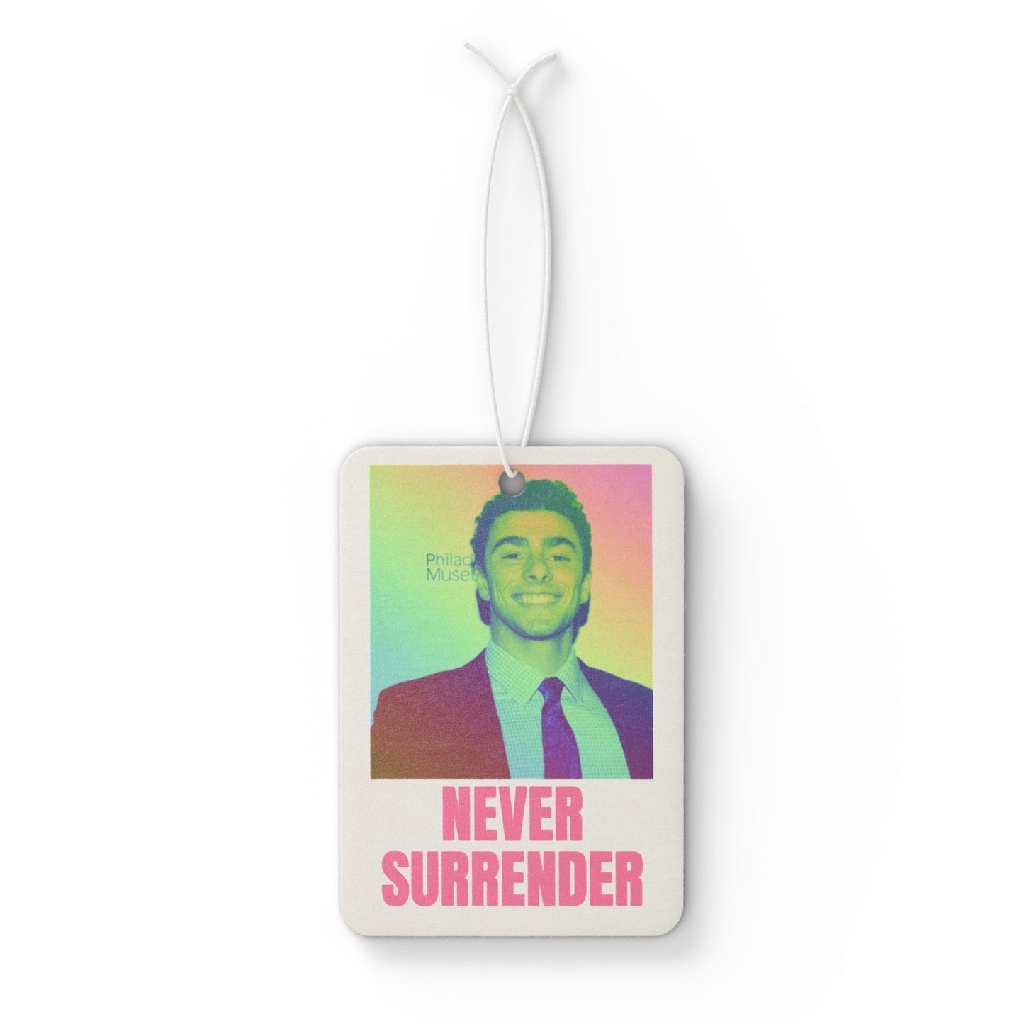 Never Surrender Car Air Freshener