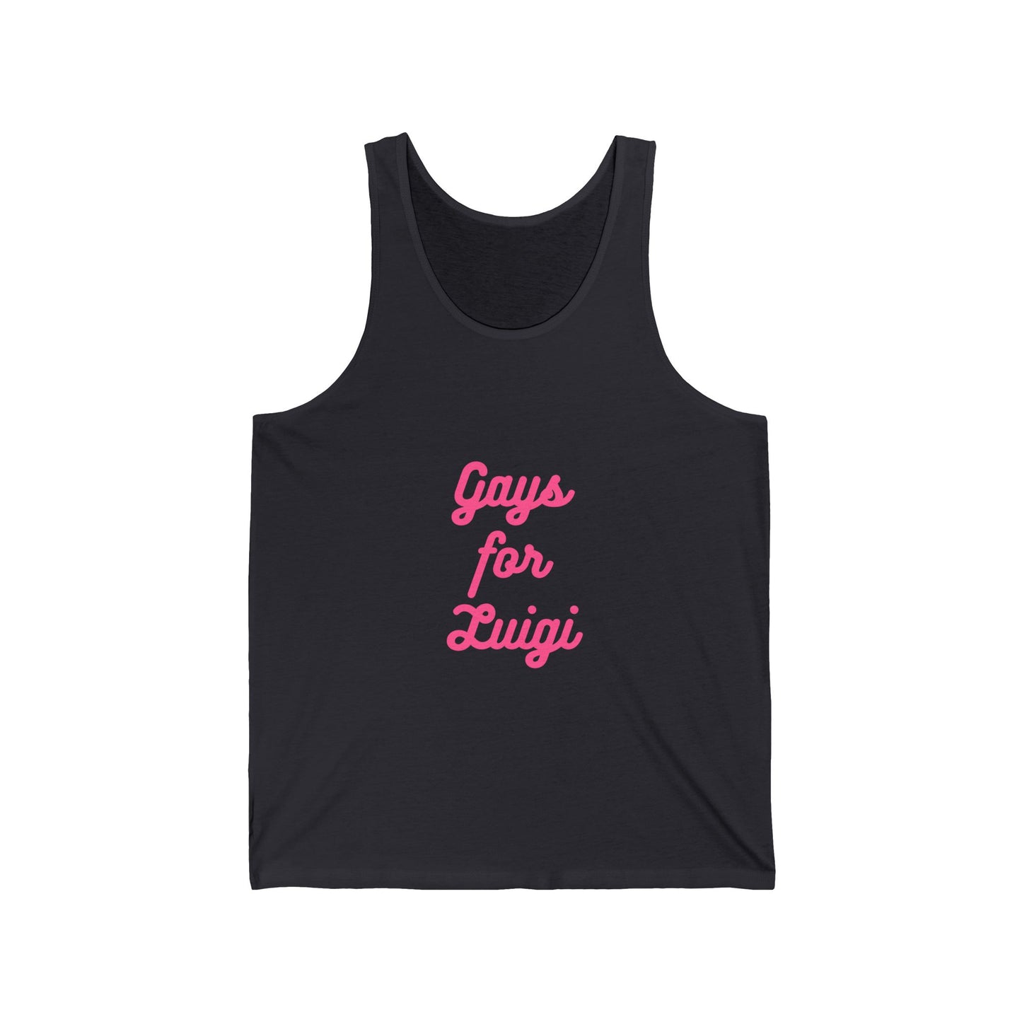 Gays for the Man Pink Unisex Jersey Tank