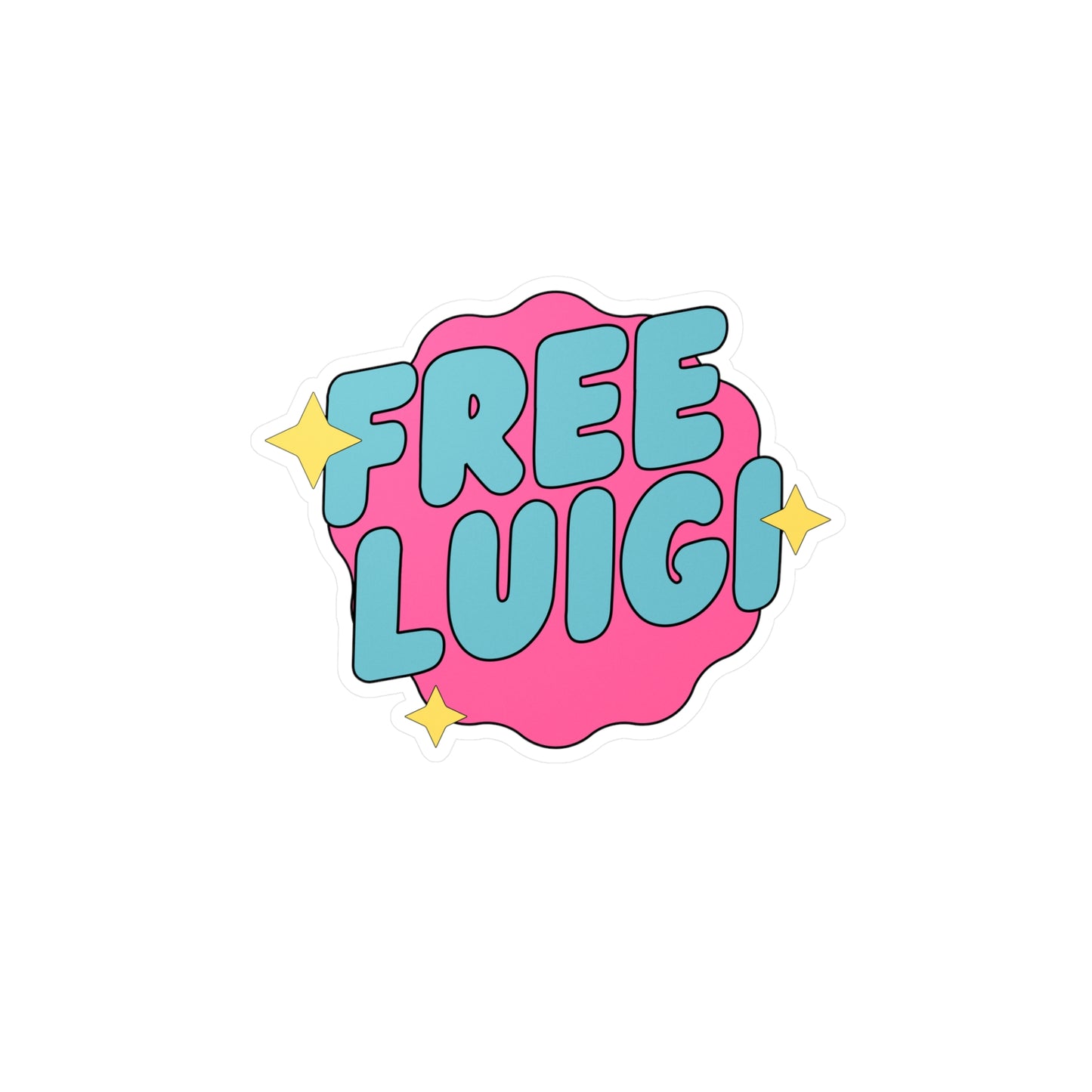 Free Our Guy Hot Pink Kiss-Cut Vinyl Decals