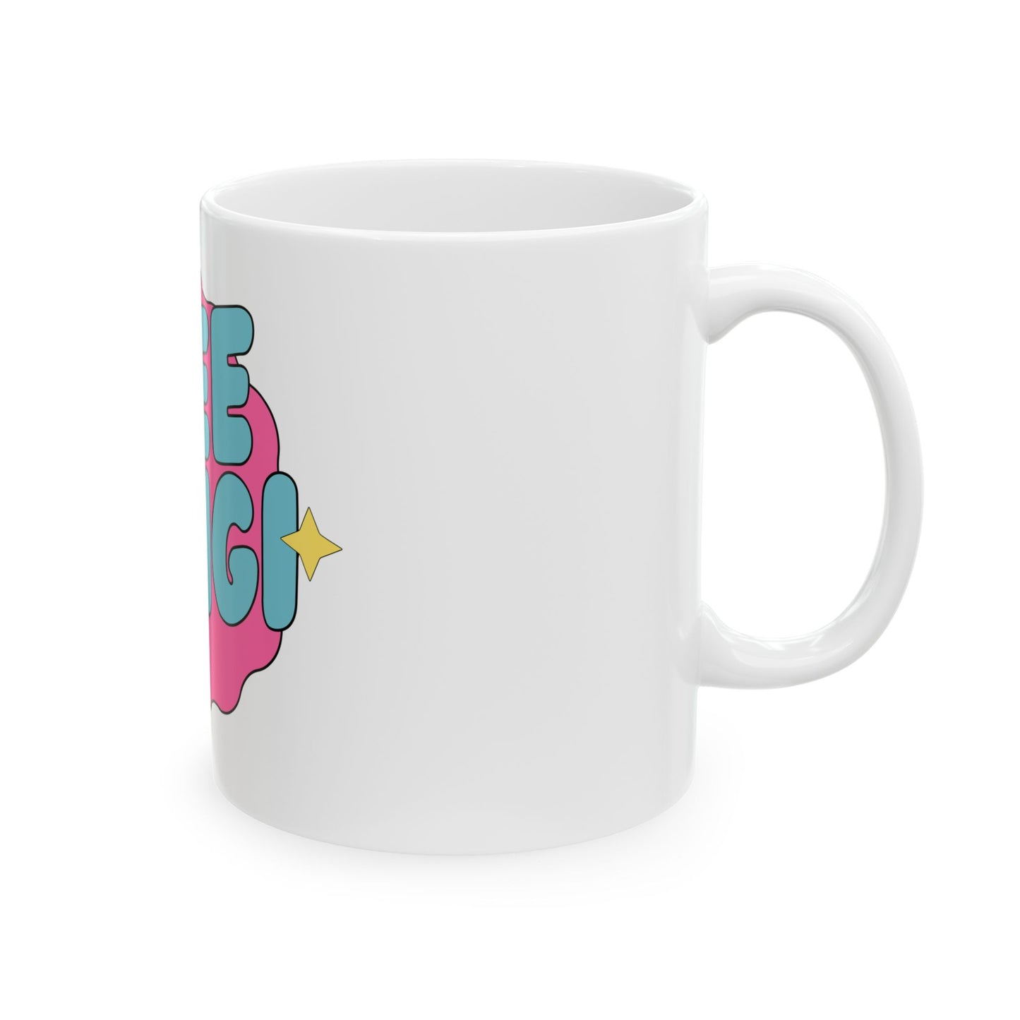 Free Our Guy Hot Pink Ceramic Mug, (11oz, 15oz)