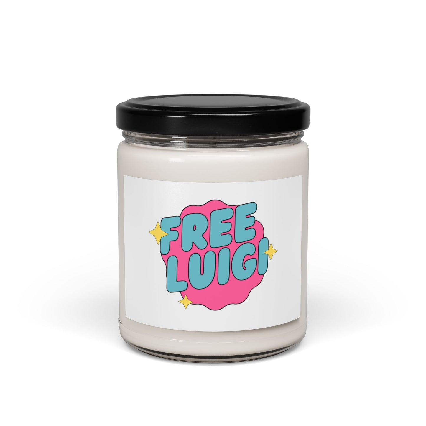 Free Our Guy Hot Pink Scented Soy Candle, 9oz