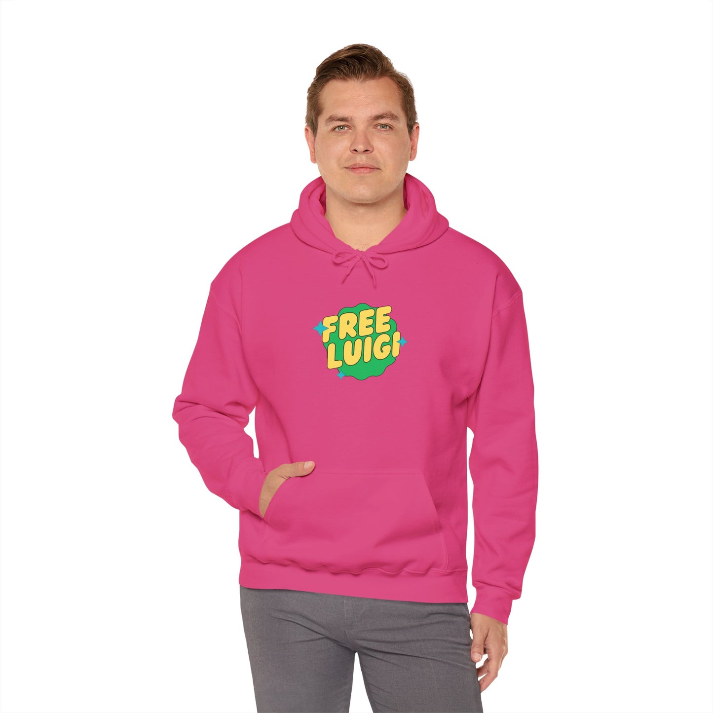 Free Our Guy Green Unisex Heavy Blend™ Hooded Sweatshirt