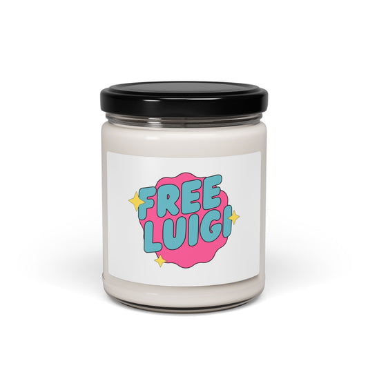 Free Our Guy Hot Pink Scented Soy Candle, 9oz