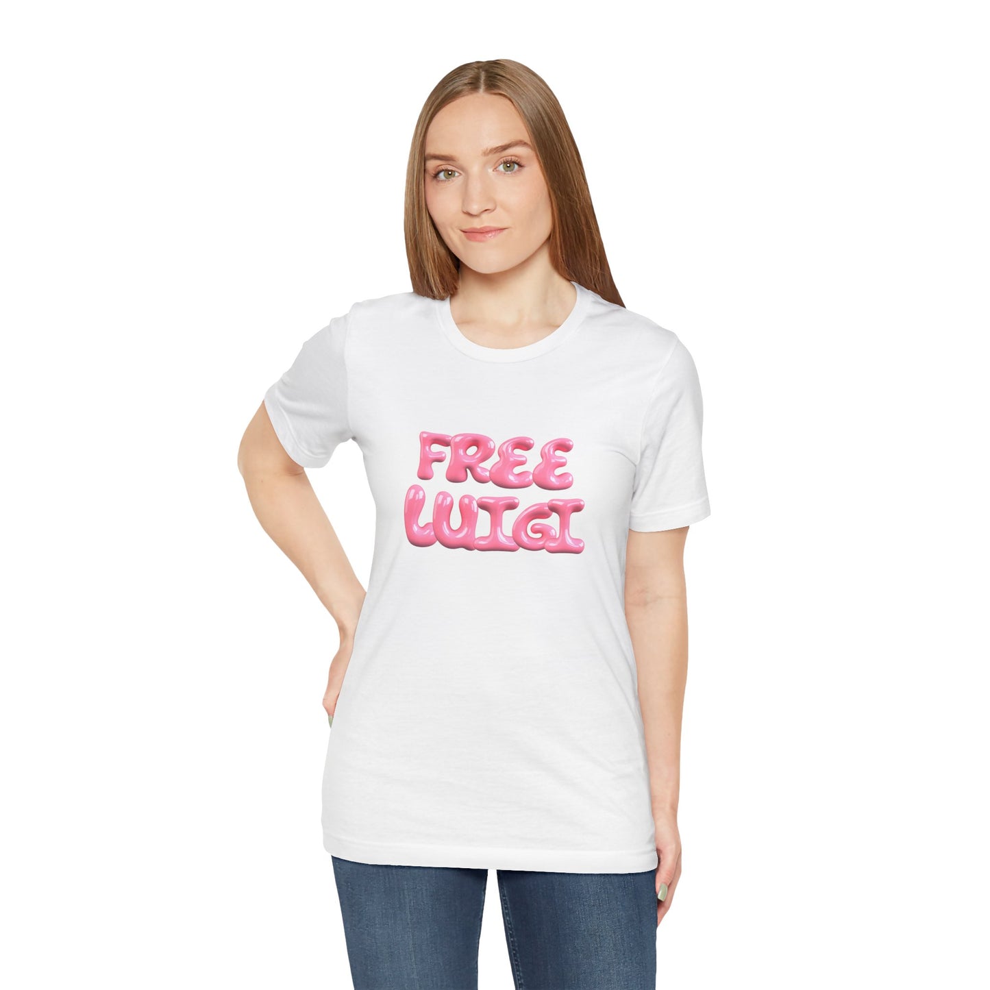 Bubble Gum Freedom Unisex Jersey Short Sleeve Tee