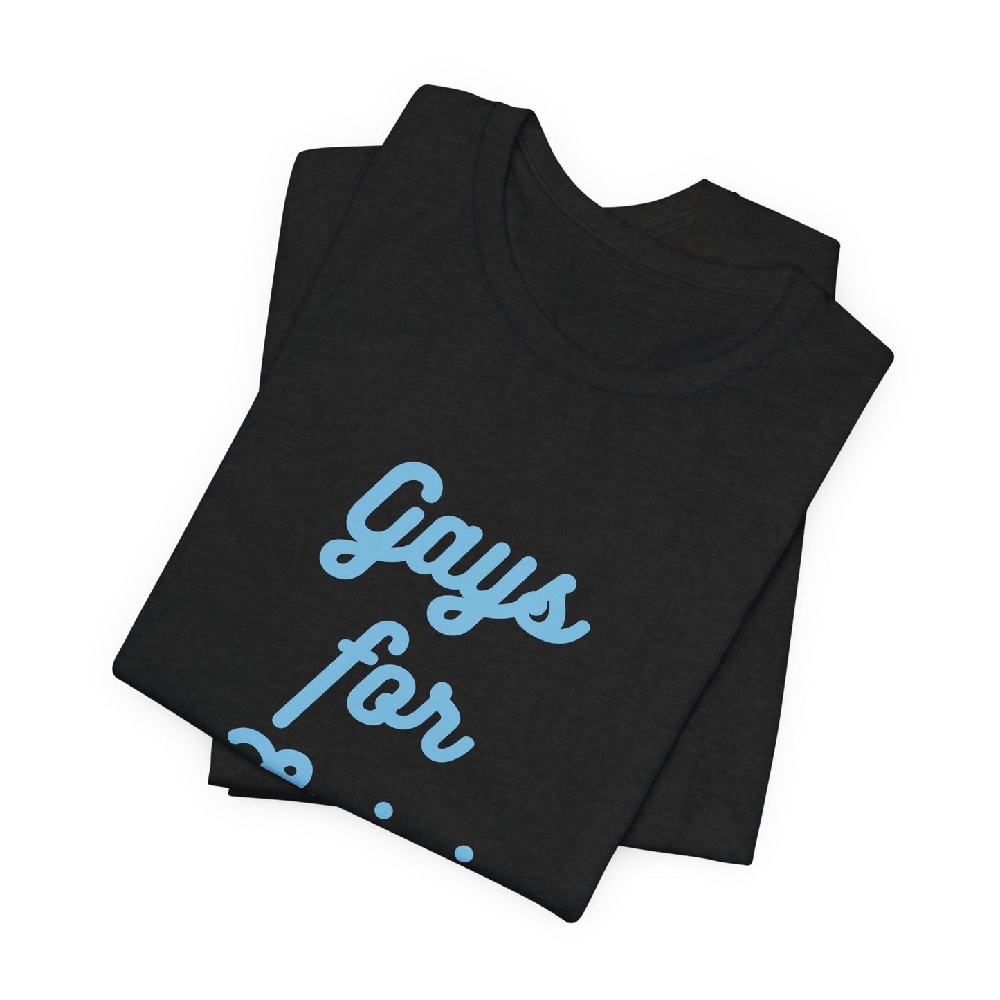 Gays for the Man Blue Unisex Jersey Short Sleeve Tee