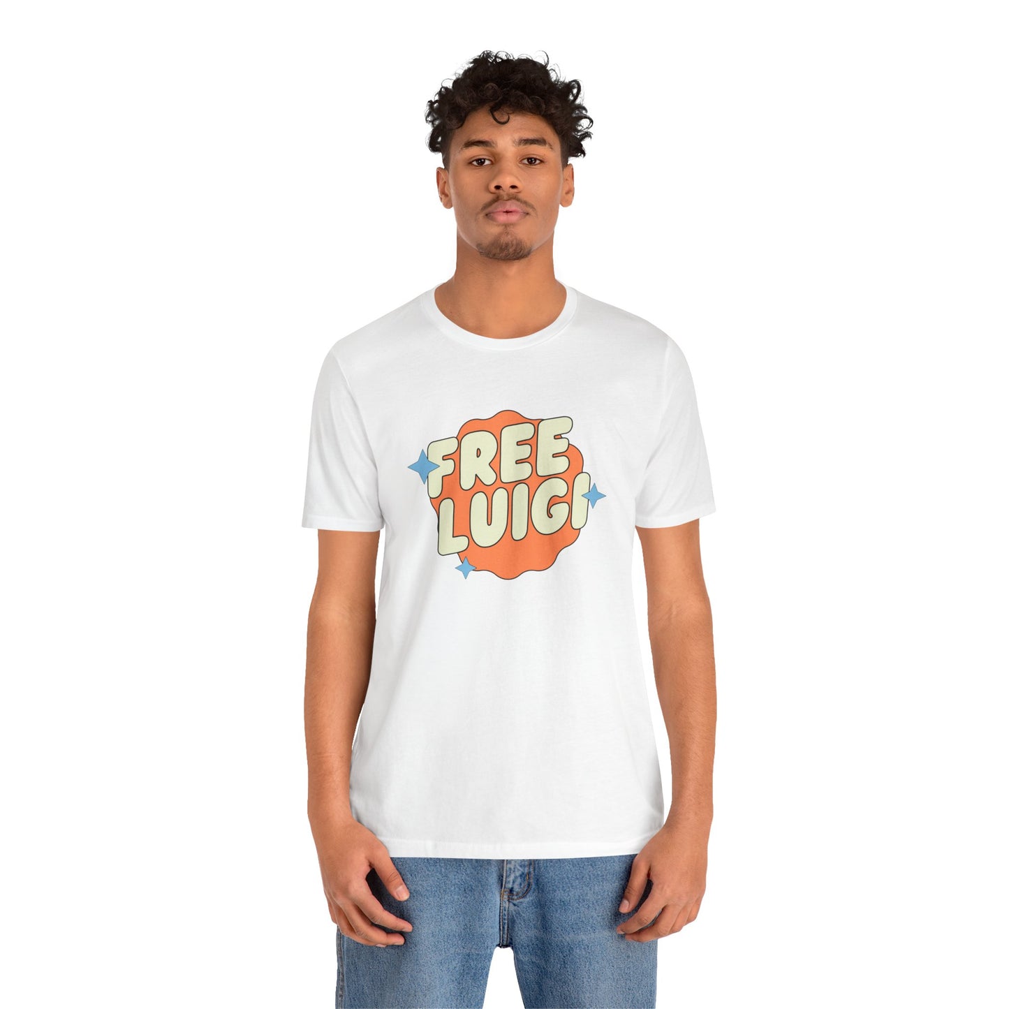 Free Our Guy Orange Unisex Jersey Short Sleeve Tee