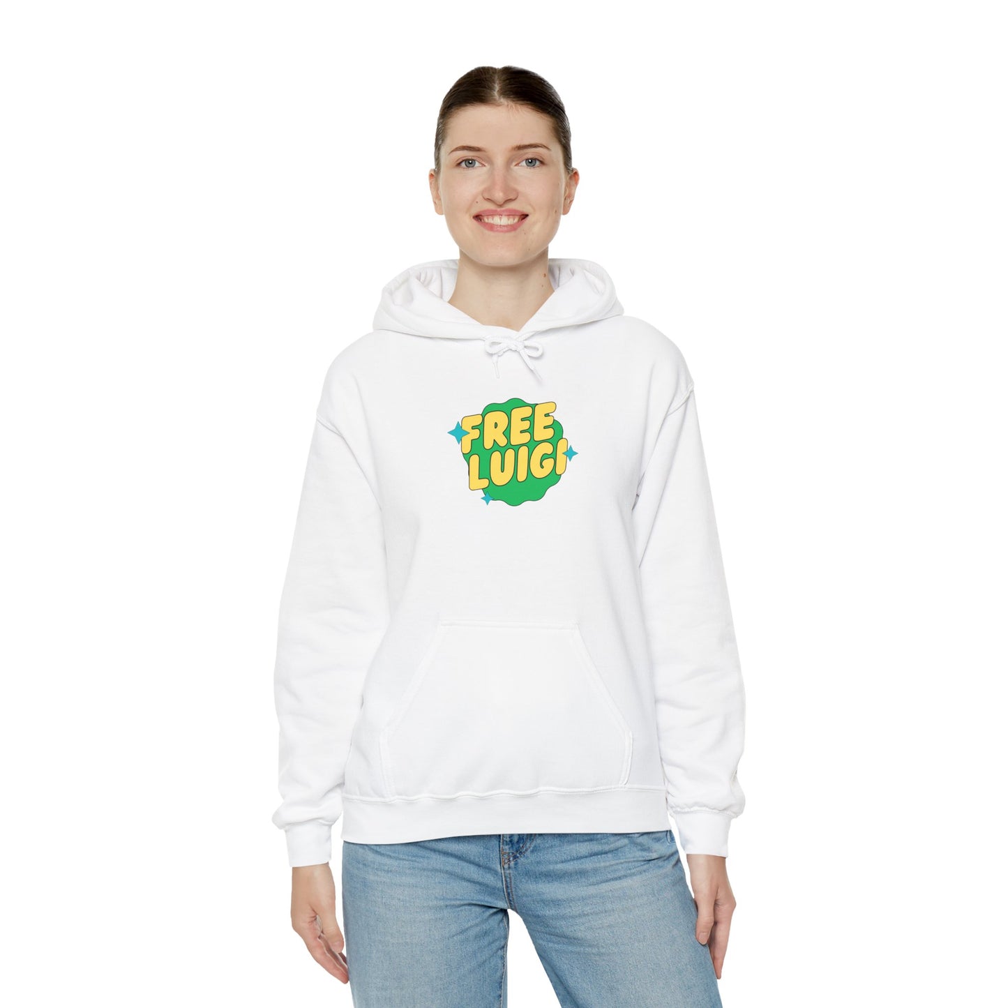 Free Our Guy Green Unisex Heavy Blend™ Hooded Sweatshirt