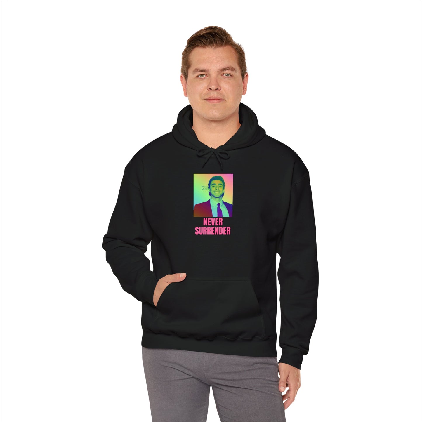 Never Surrender Unisex Heavy Blend™ Hooded Sweatshirt