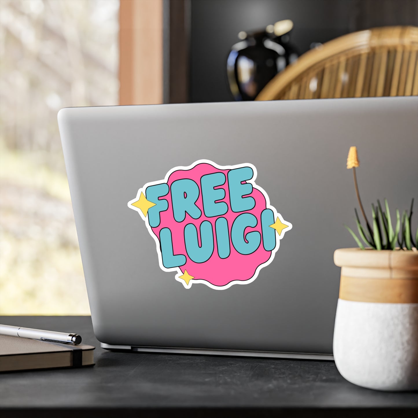 Free Our Guy Hot Pink Kiss-Cut Vinyl Decals