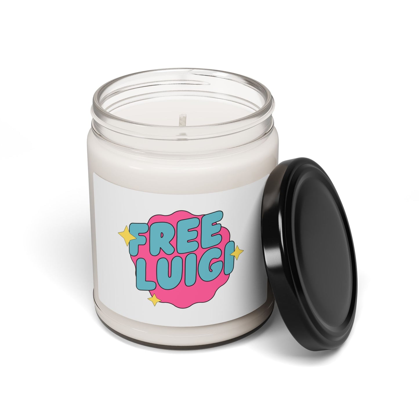 Free Our Guy Hot Pink Scented Soy Candle, 9oz