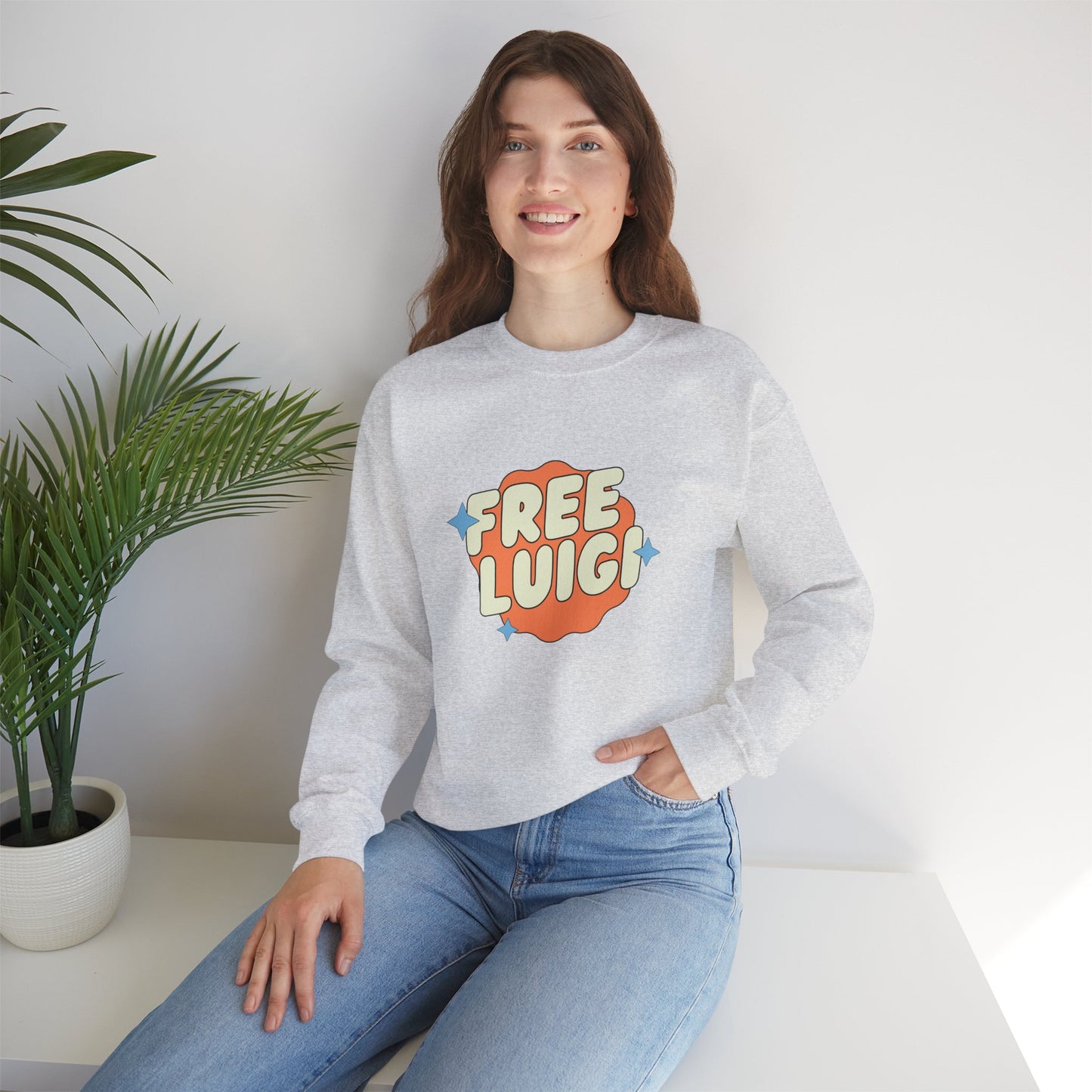 Free Our Guy Unisex Heavy Blend™ Crewneck Sweatshirt