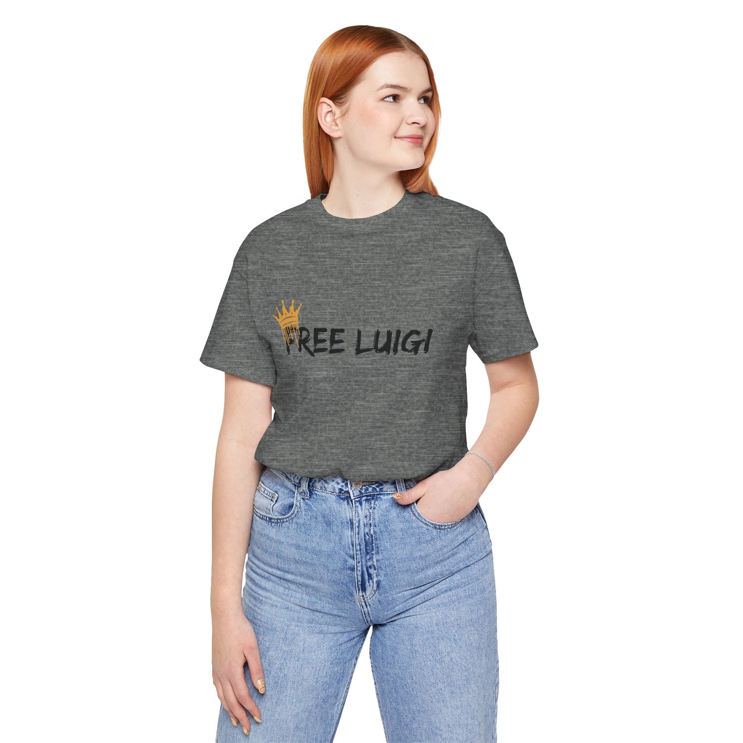 Free the King Black Unisex Jersey Short Sleeve Tee