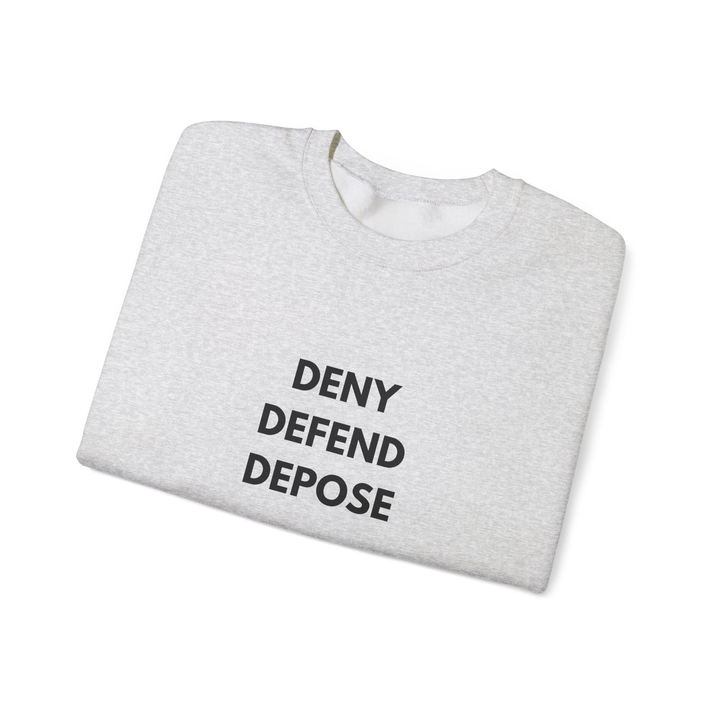 Black DDD Unisex Heavy Blend™ Crewneck Sweatshirt