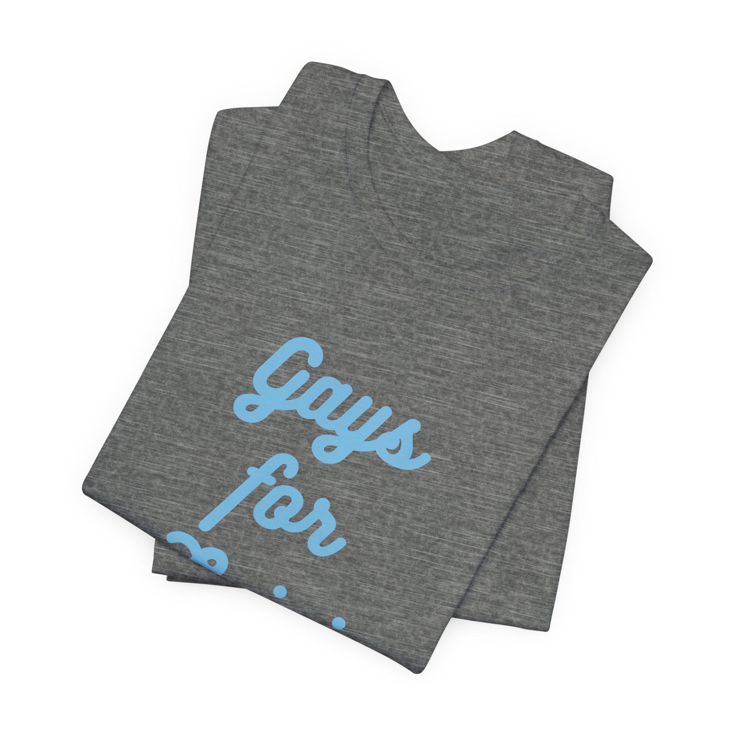 Gays for the Man Blue Unisex Jersey Short Sleeve Tee