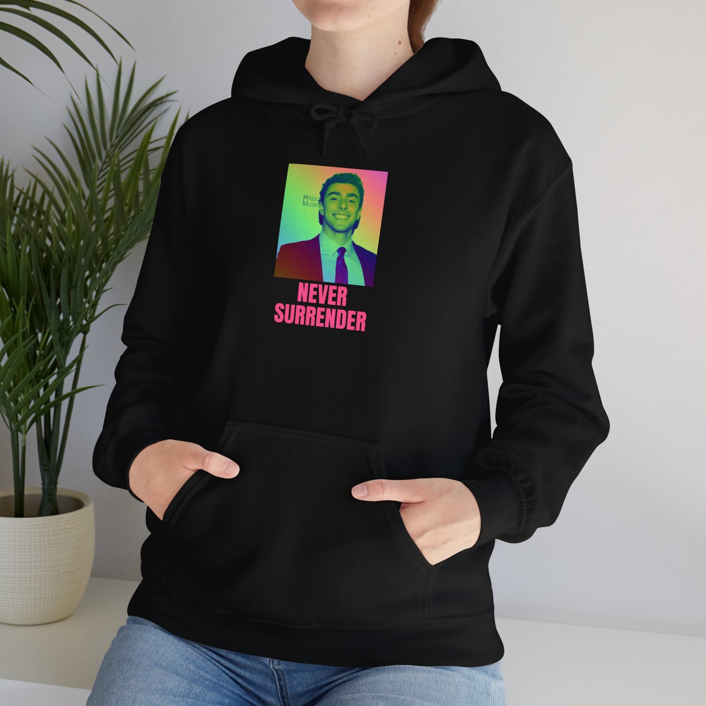 Never Surrender Unisex Heavy Blend™ Hooded Sweatshirt