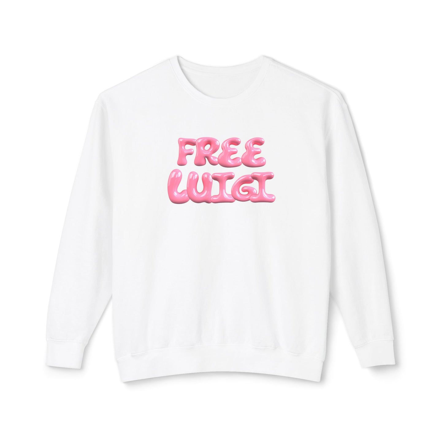 Bubble Gum Freedom Lightweight Crewneck Sweatshirt