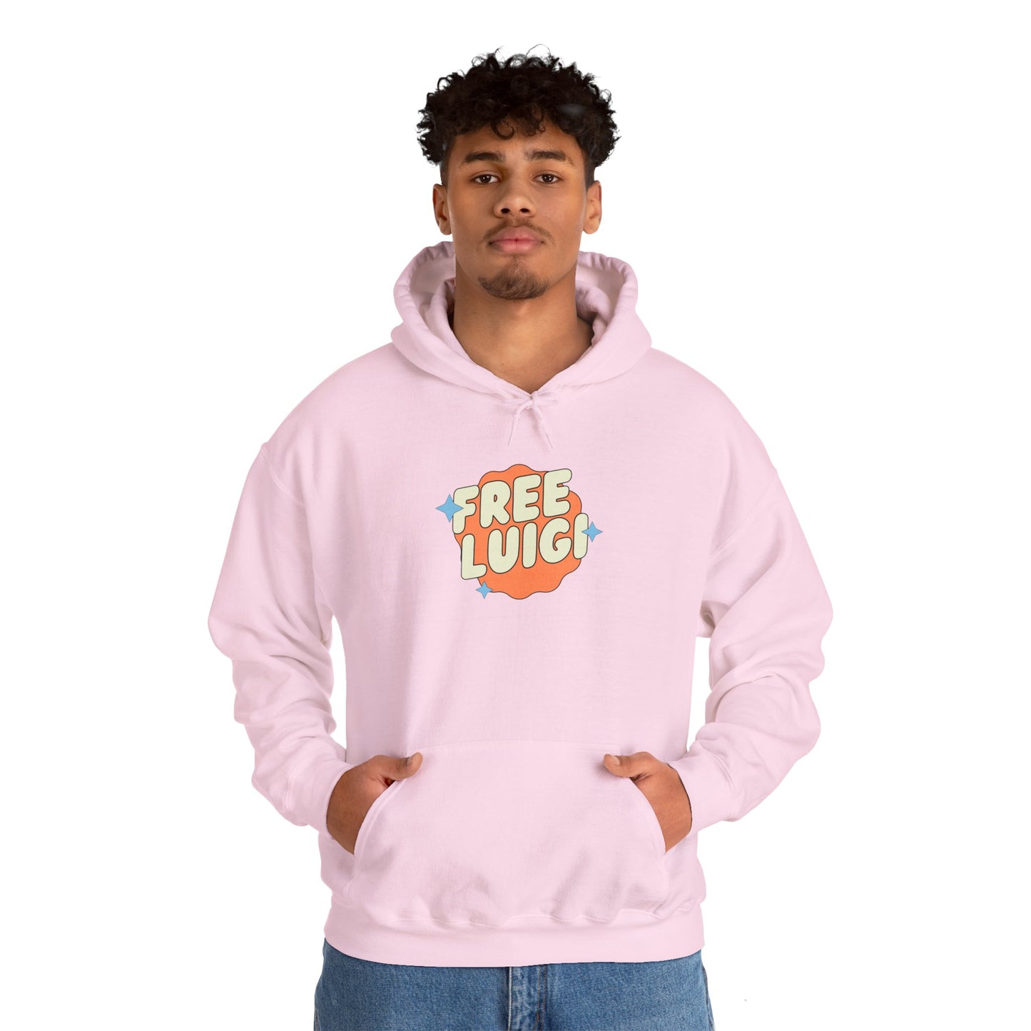 Free Our Guy Orange Unisex Heavy Blend™ Hooded Sweatshirt