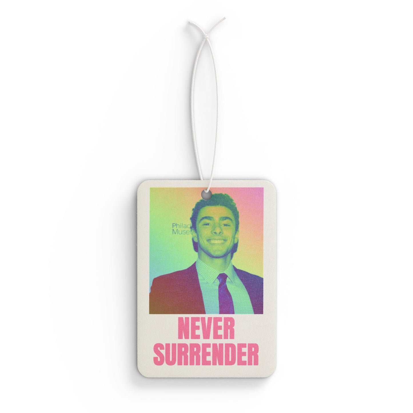 Never Surrender Car Air Freshener