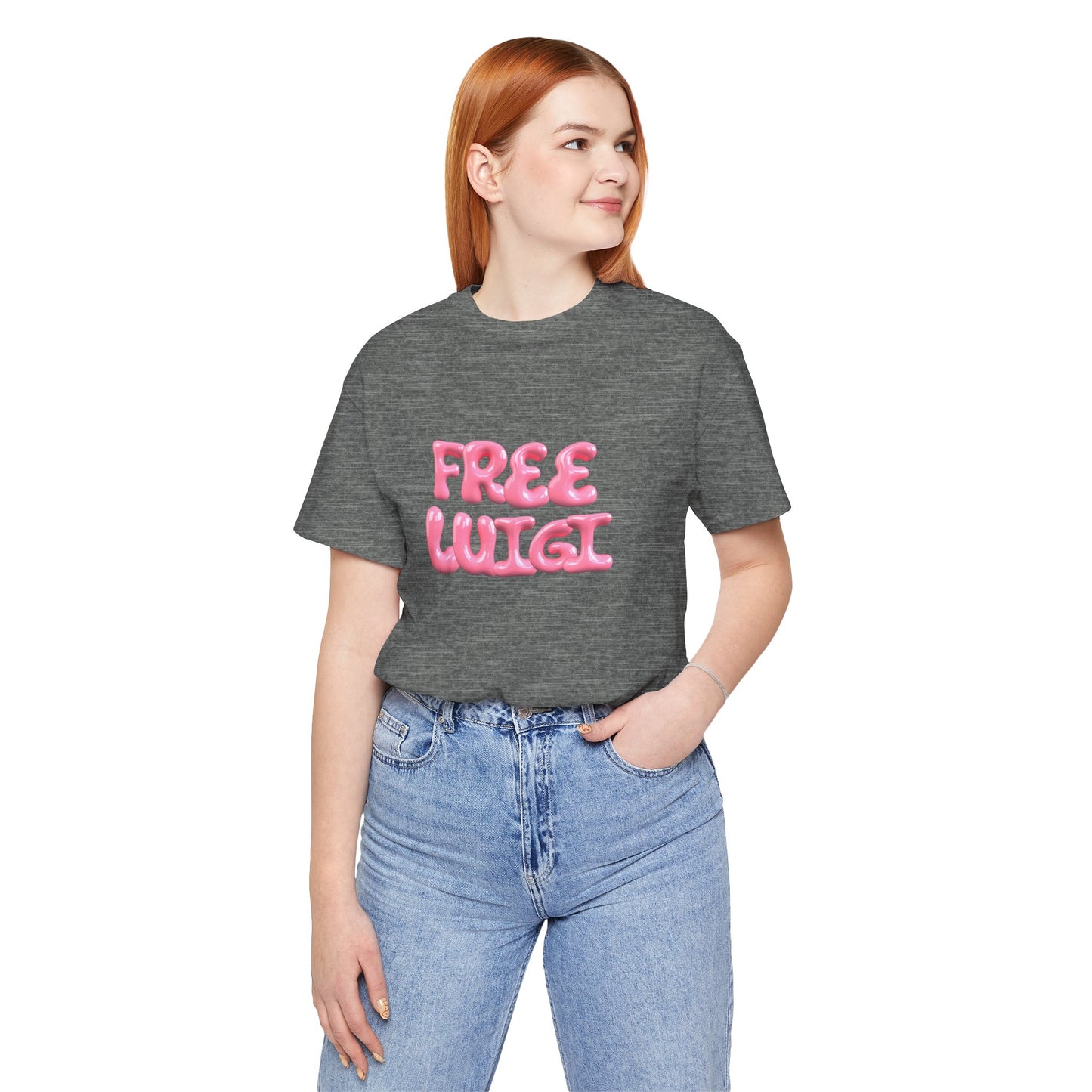 Bubble Gum Freedom Unisex Jersey Short Sleeve Tee