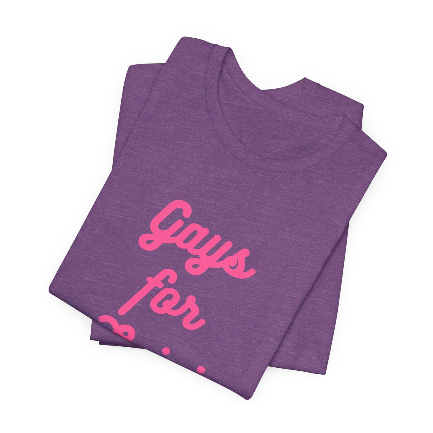 Gays for the Man Pink Unisex Jersey Short Sleeve Tee