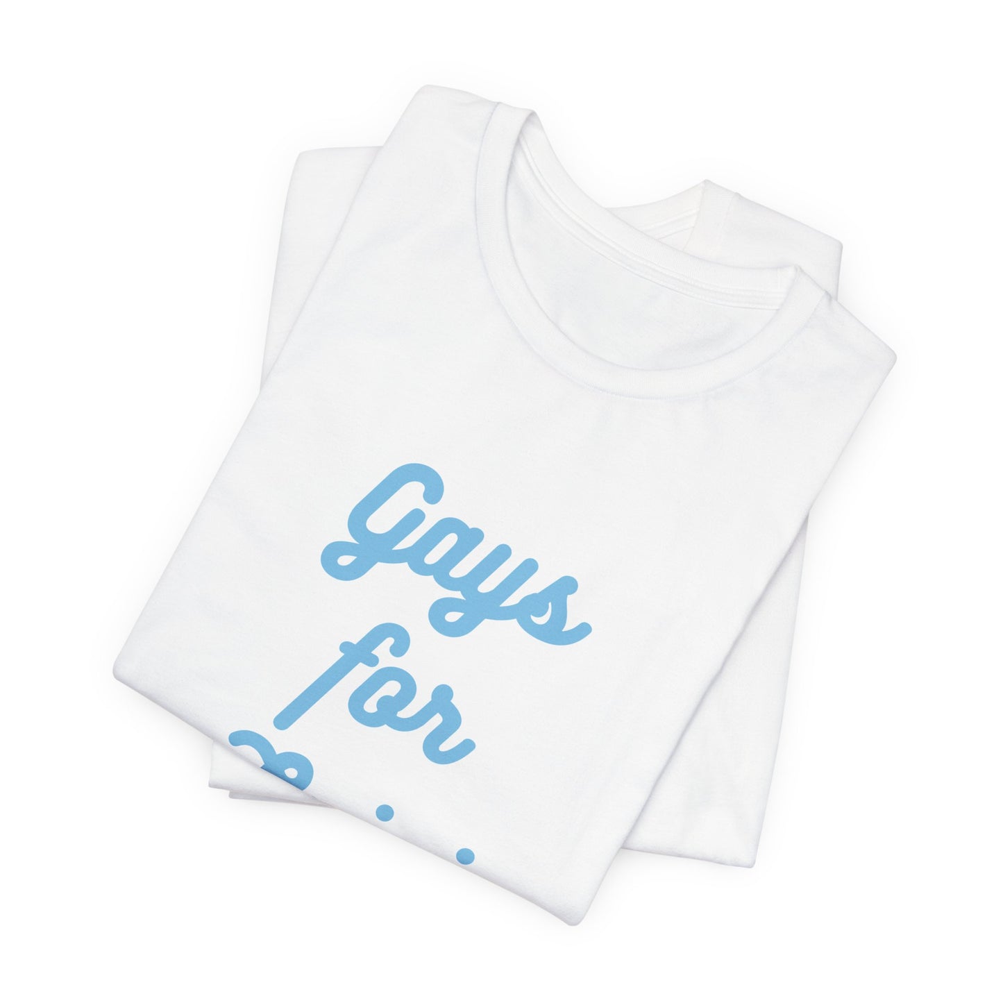 Gays for the Man Blue Unisex Jersey Short Sleeve Tee