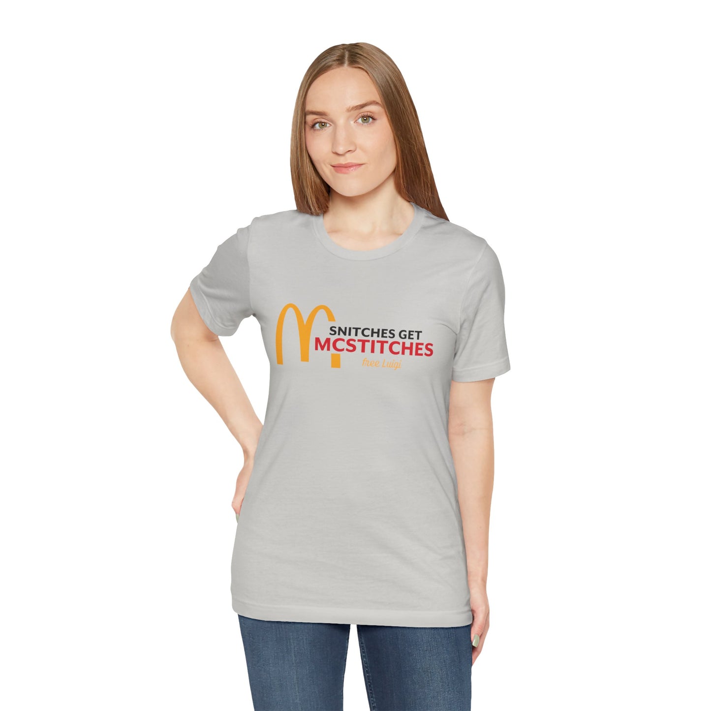 Snitches Get McStitches Unisex Jersey Short Sleeve Tee