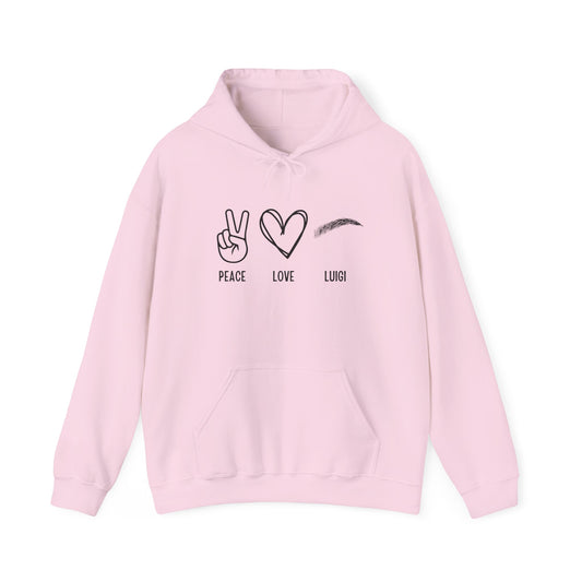 Peace and Love Unisex Heavy Blend™ Hooded Sweatshirt