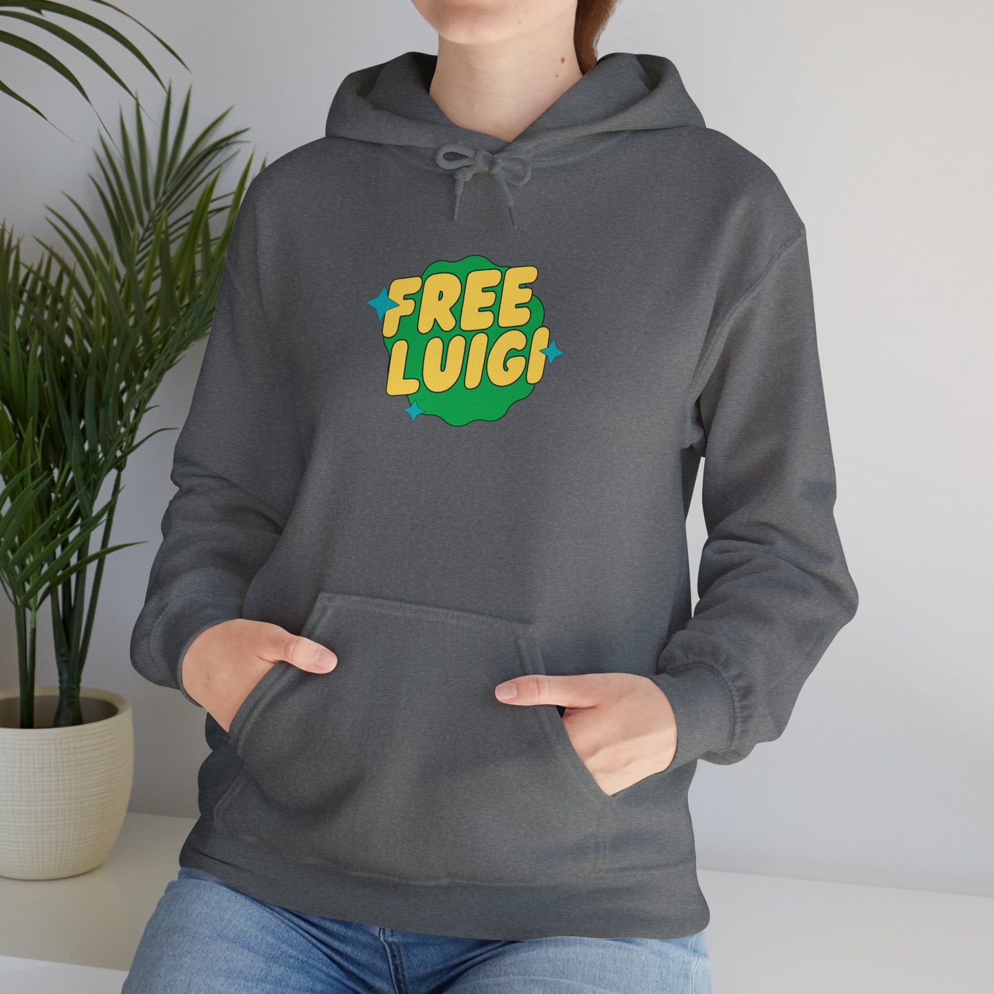 Free Our Guy Green Unisex Heavy Blend™ Hooded Sweatshirt