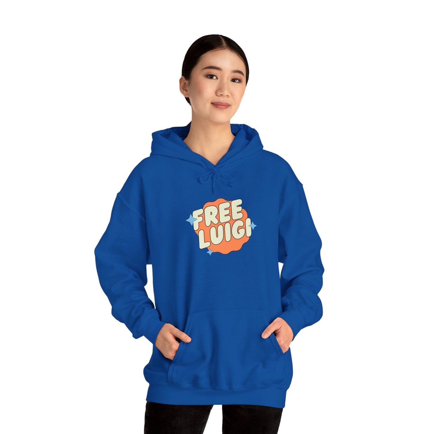 Free Our Guy Orange Unisex Heavy Blend™ Hooded Sweatshirt