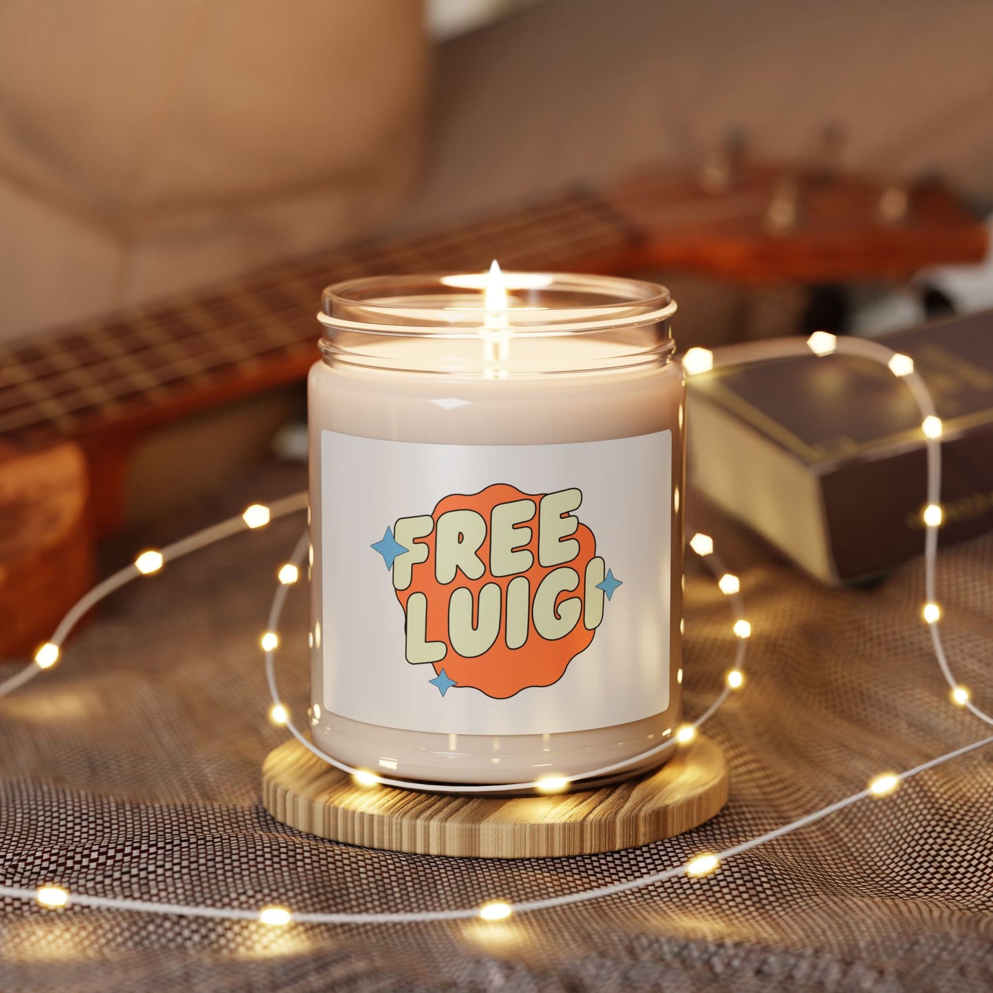 Free Our Guy Orange Scented Soy Candle, 9oz